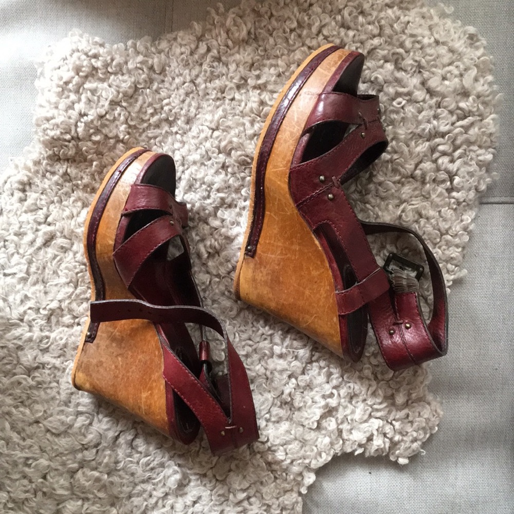 Chloé wedges heels size 38 1/2